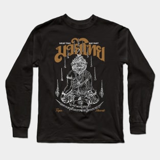 Muay Thai Sak Yant Hermit Tiger Long Sleeve T-Shirt